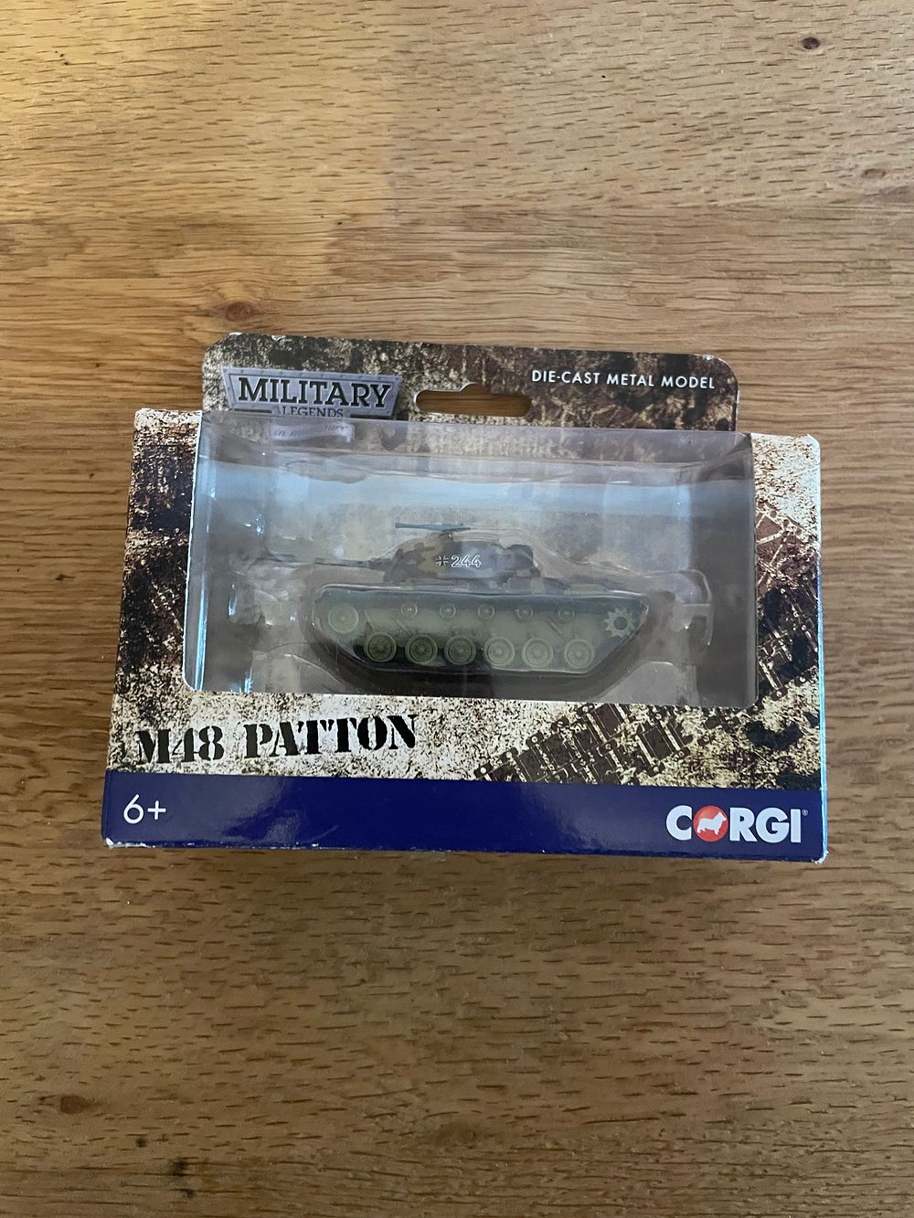 Lot 546: CORGI Military Legends in Miniature M48 PATON TANK...