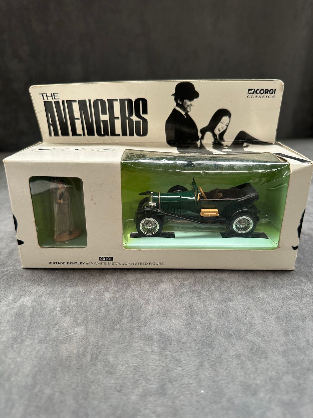 Lot 486: Corgi Classics The Avengers Vintage Bentley 00101 (some...