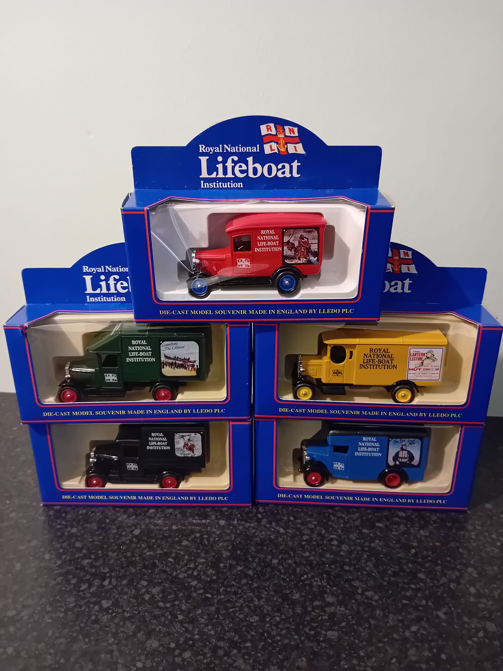 Lot 283: Lot of 5 Royal National Lifeboat Institution diecasts...
