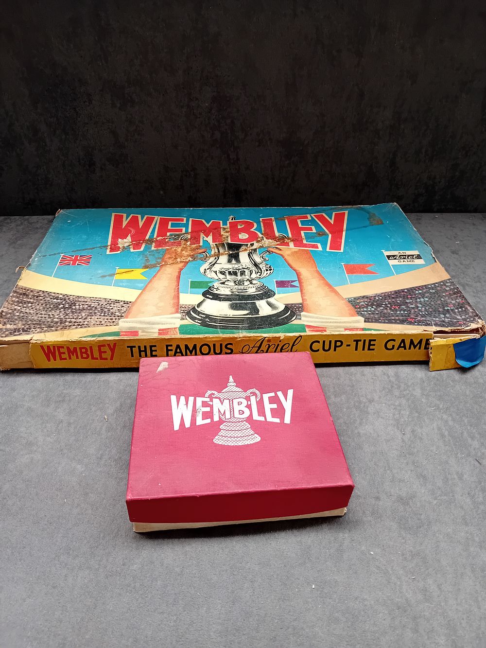 Lot 419: Lot of 2 Ariel games Wembley as pictured