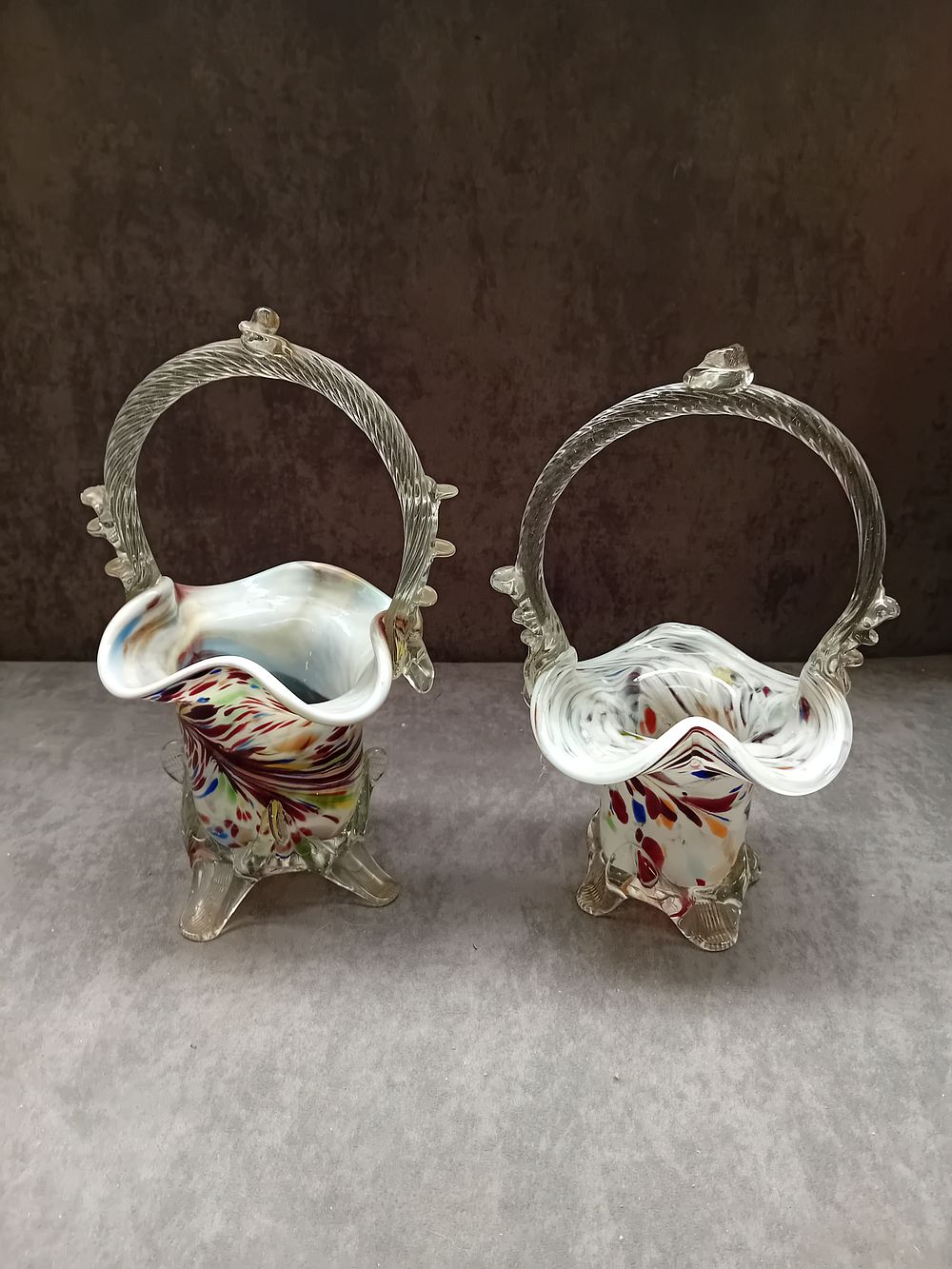 Lot 240: Mixed lot of 2 End of Day Glass...