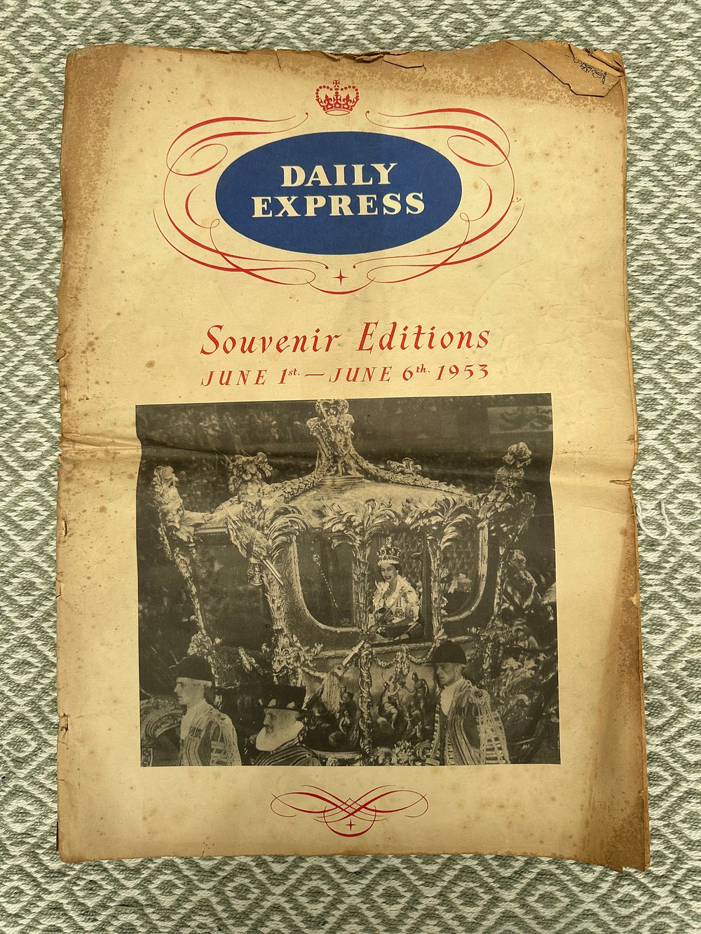 Lot 326: Daily Express Souvenir Editions June 1st - 6th...