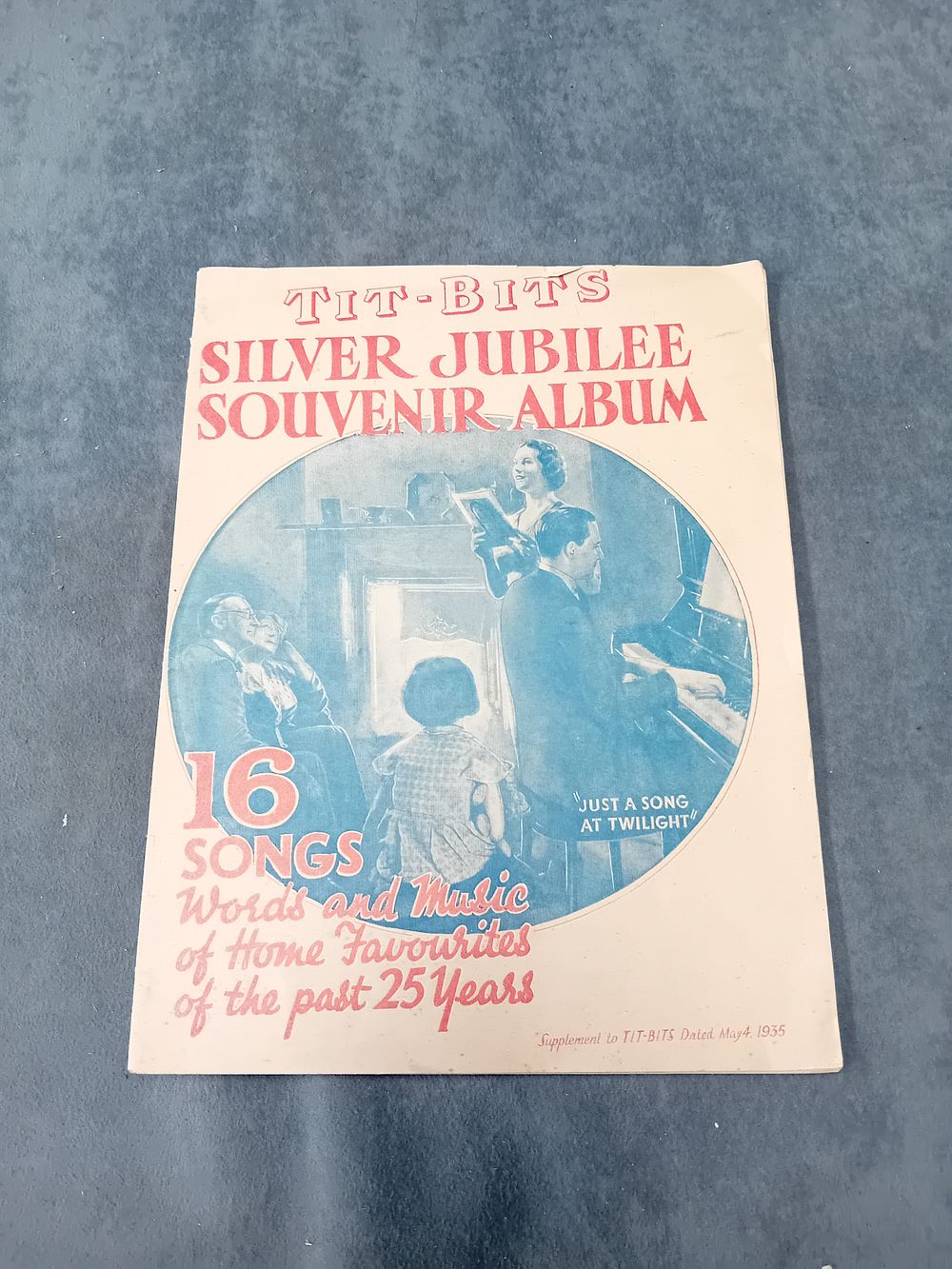 Lot 613: Tit-Bits Silver Jubilee Album 16 songs words and...