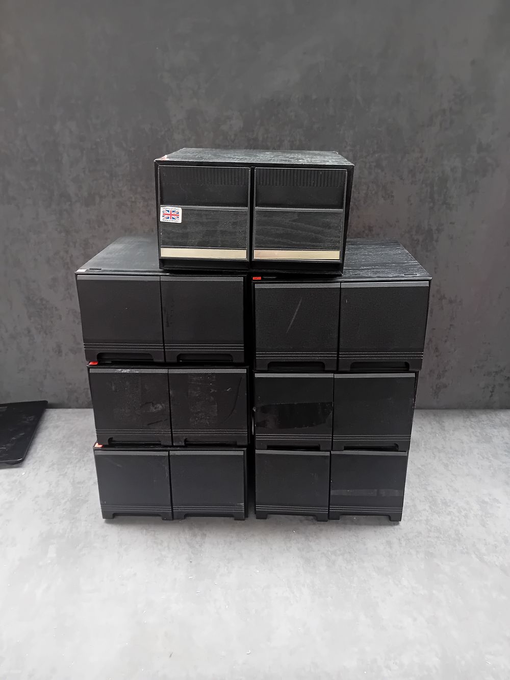 Lot 295: Huge mixed lot contains 6 cd holders with...