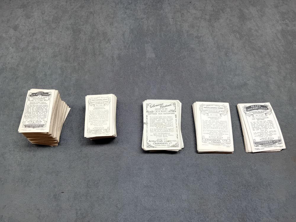 Lot 402: Large mixed lot of Cavanders ltd Army Club...