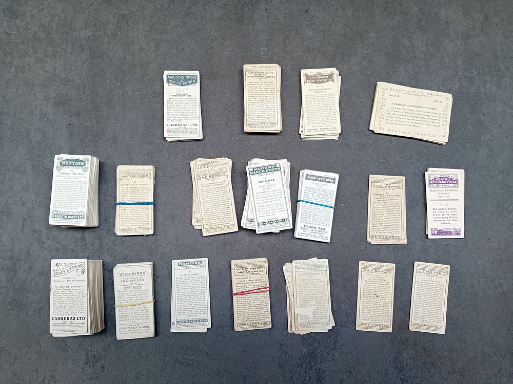 Lot 400: Huge Mixed lot of Cigarette cards Various sets...