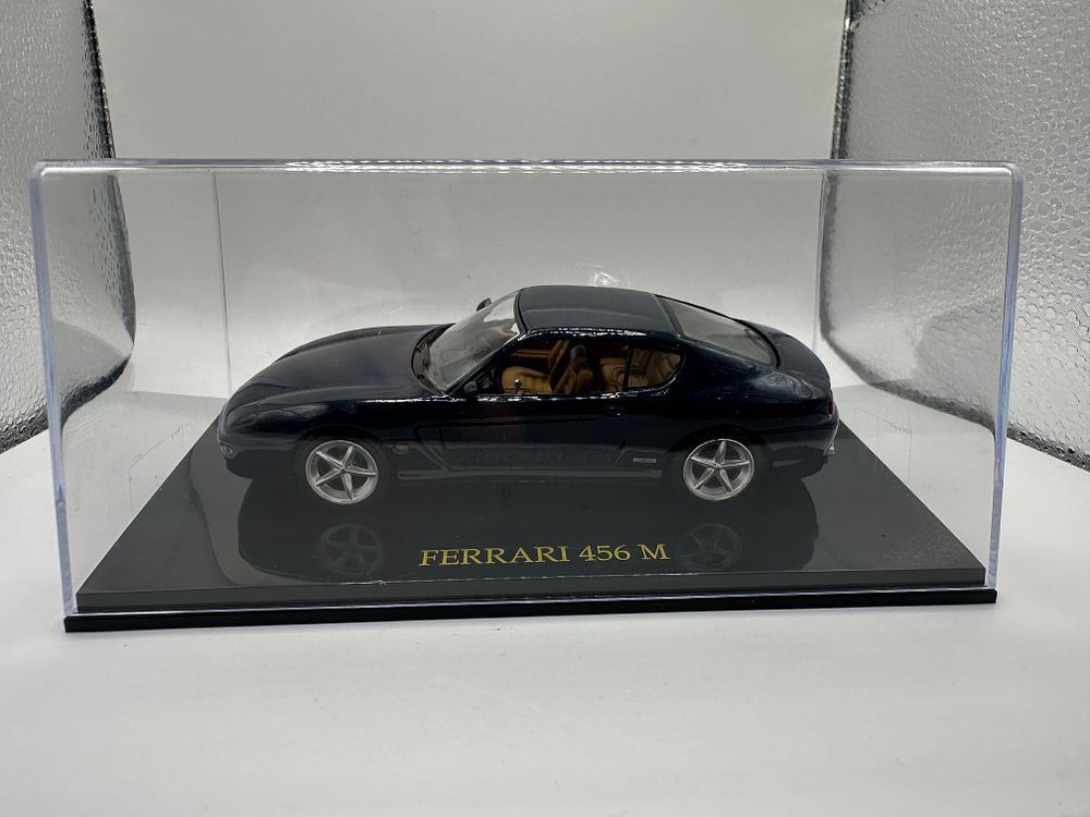 Lot 587: Altaya Ferrari 456 M in dark blue with...
