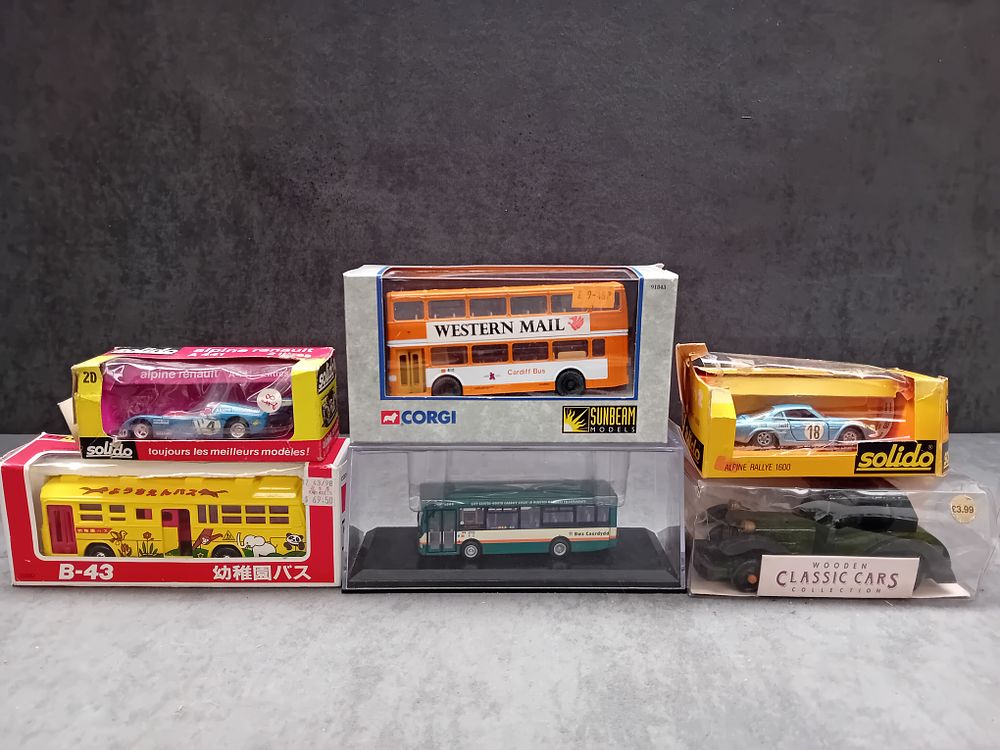 Lot 35: Mixed lot of Diecast Containing Solido, Diapet, and...