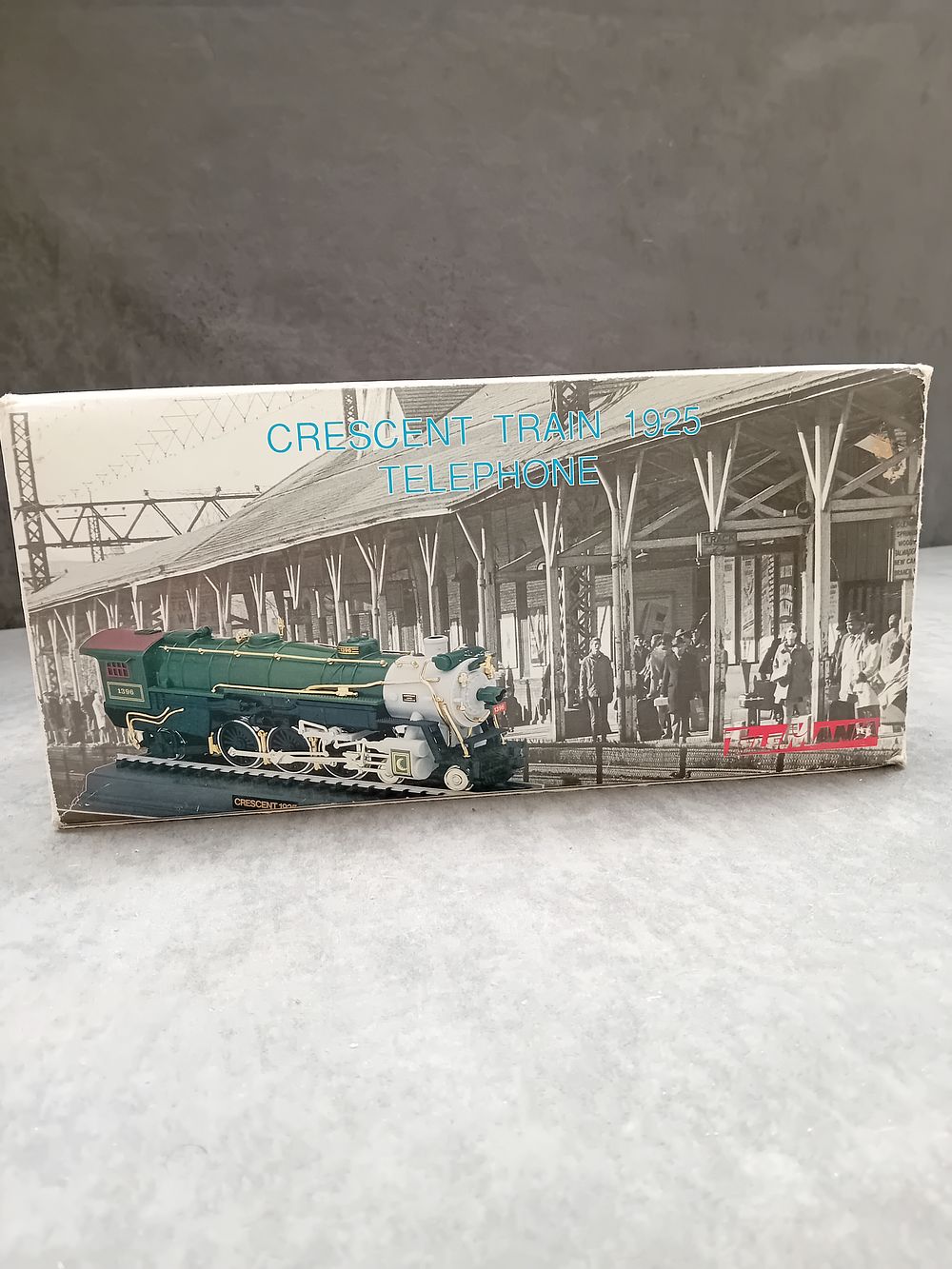 Lot 202: Telemania Crescent Train 1925 Telephone in original box...