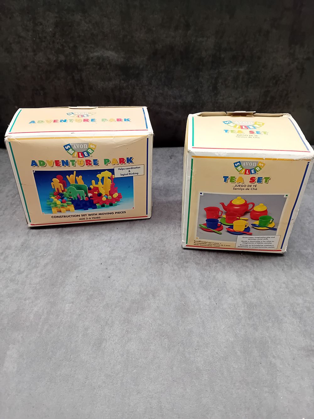 Lot 224: Avon Smilers Tea set and Adventure park as...