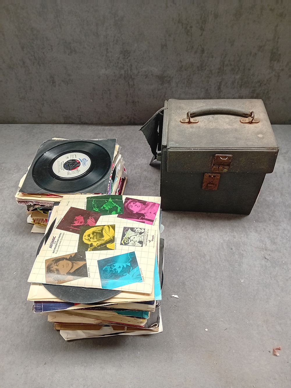 Lot 554: Huge mixed lot containing 1 x Vinyl's case...