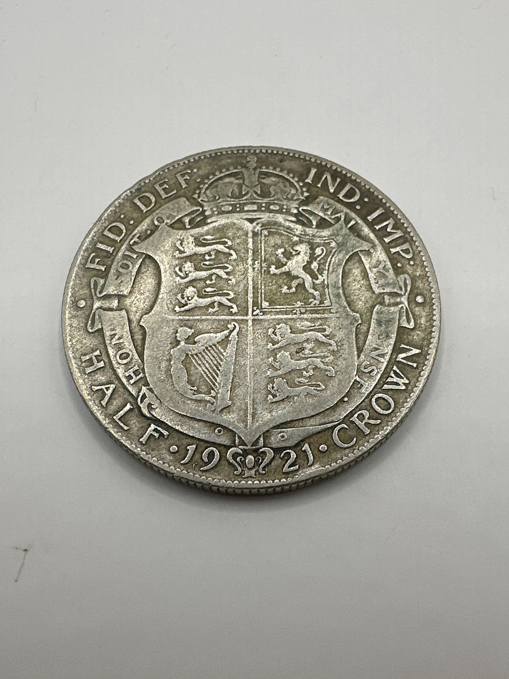 Lot 317: Great Britain George V 1921 Half Crown Silver (KM# 802)