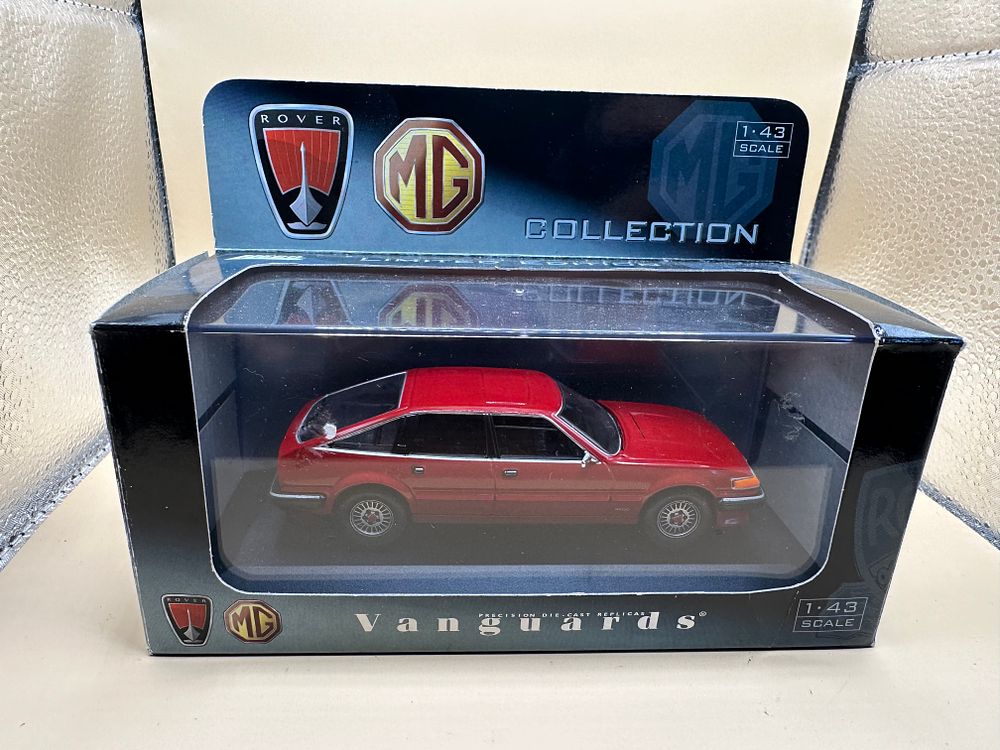 Lot 69: Vanguards Lledo 1:43 Scale Die-Cast Rover SD1 2600 Model, Taraga Red, VA 09002