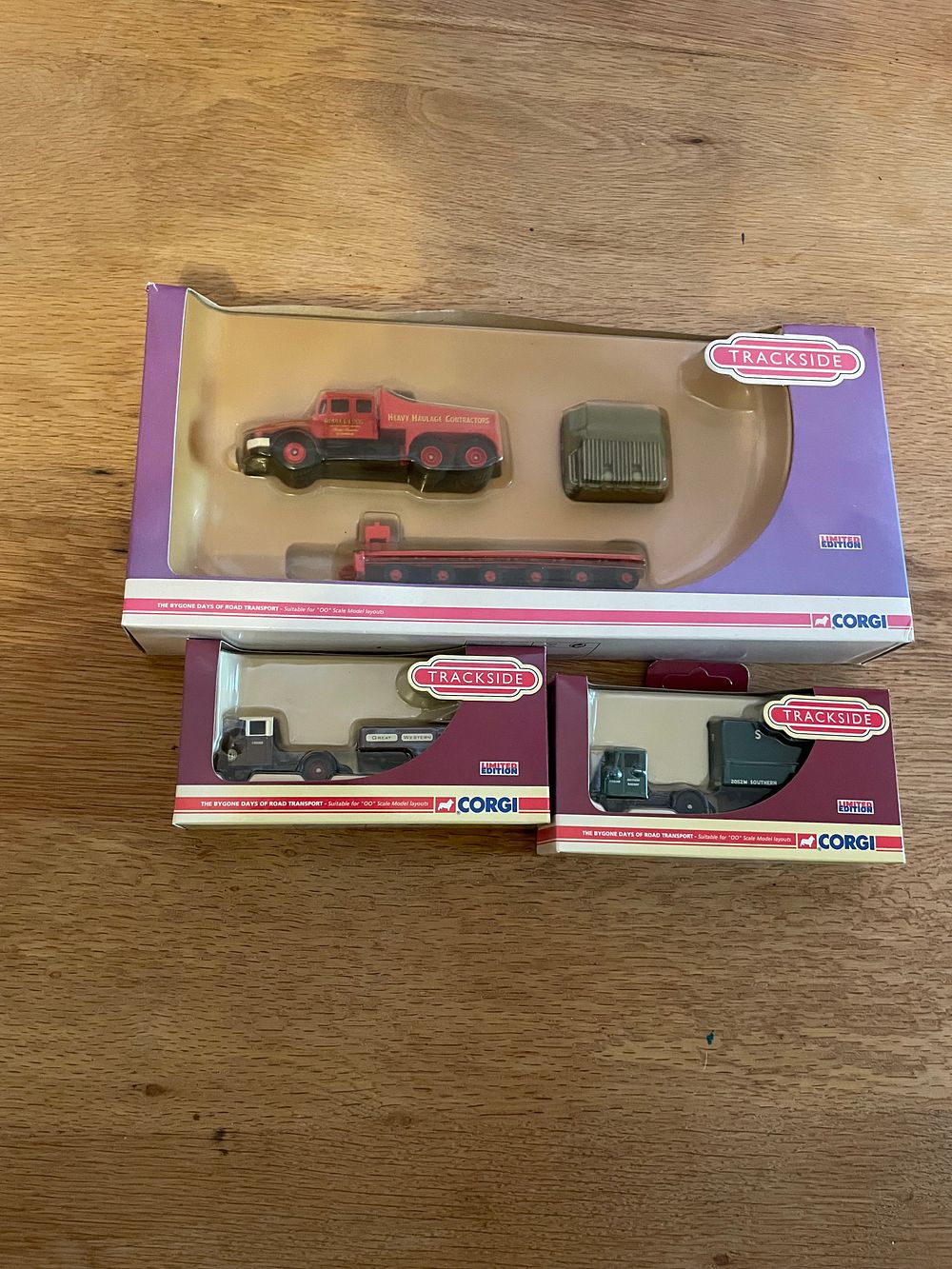 Lot 94: Corgi Trackide Limited Edition Diecasts x 3 DG199001,...