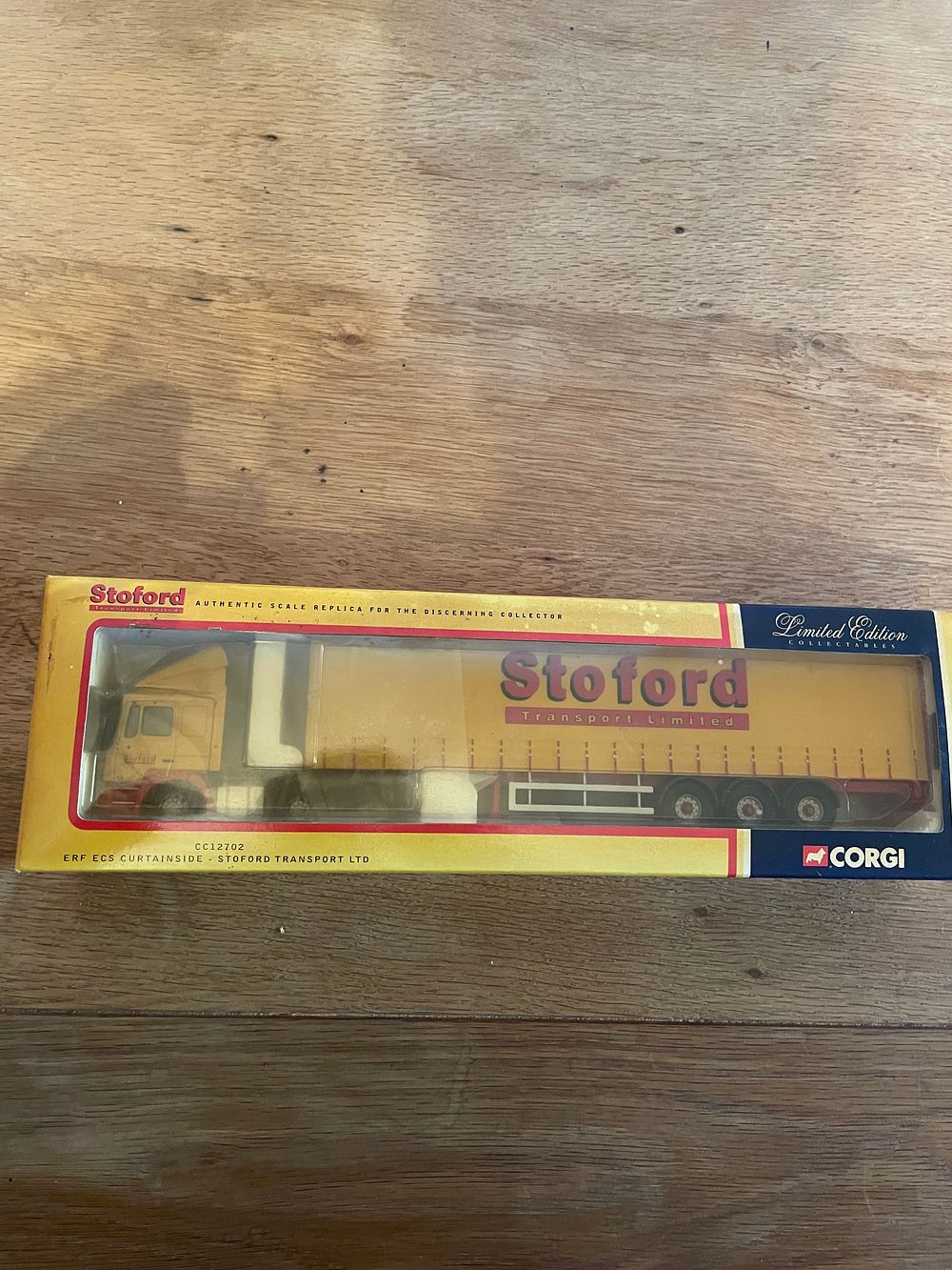 Lot 98: Corgi Stoford ERF Curtainsider CC12702