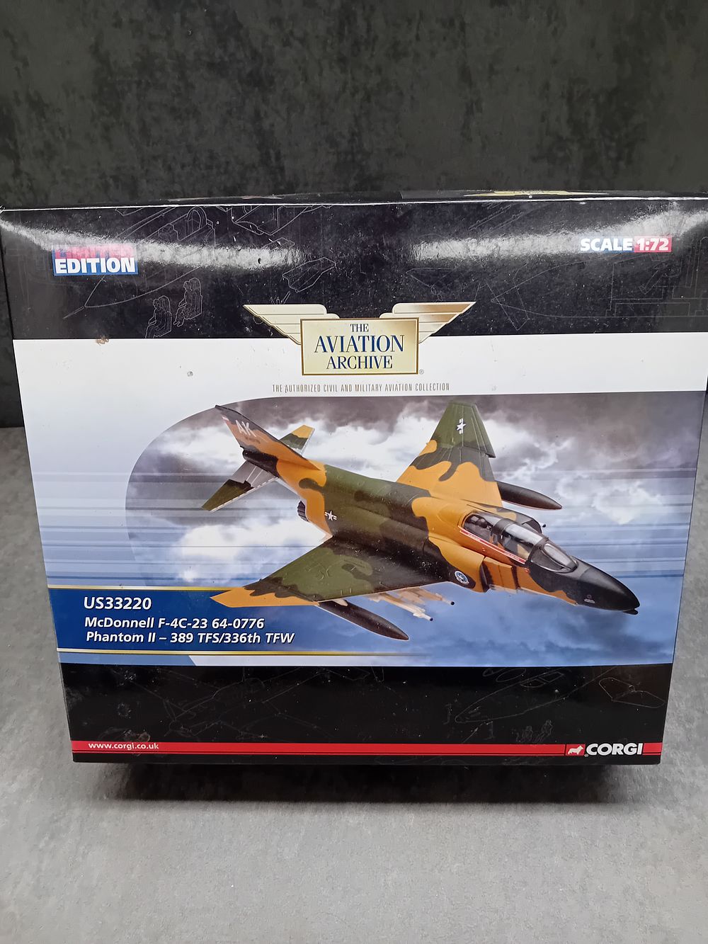 Lot 109: Corgi The Aviation Archive Limited Edition McDonnell F-4C-23...