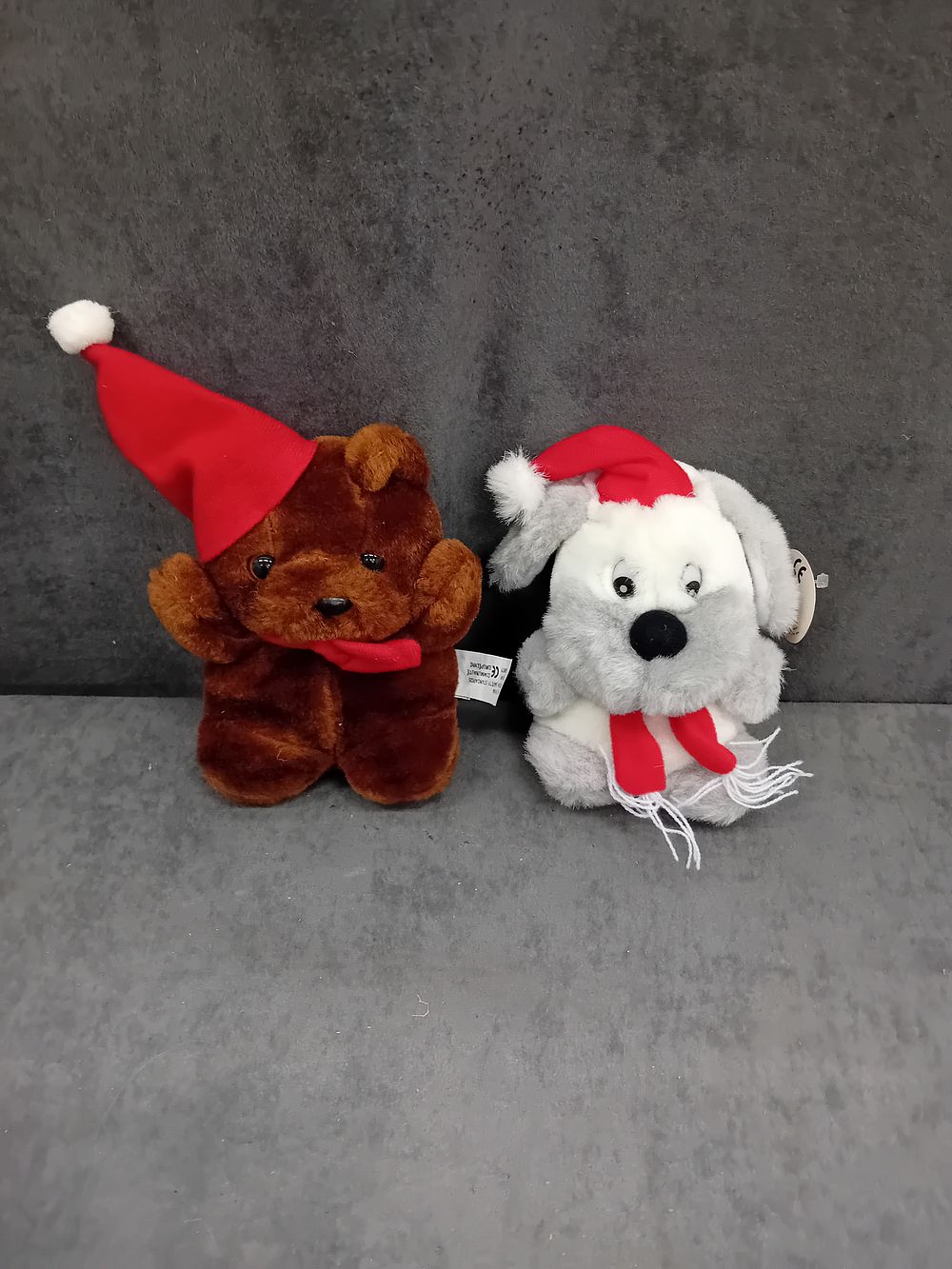 Lot 305: Lot of 2 christmas themed Teddy Bears as...