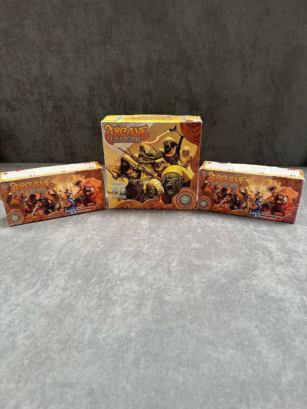 Lot 463: Arcane Legions Egyptian Soldiers. 2 x Egyptian Booster...