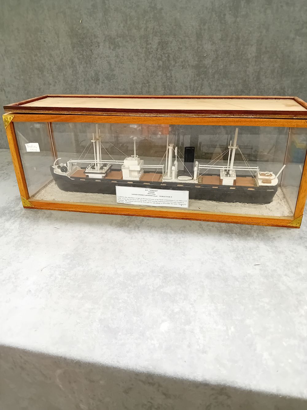 Lot 215: Model of the M.S Asbjorn Danish 4733 tons...