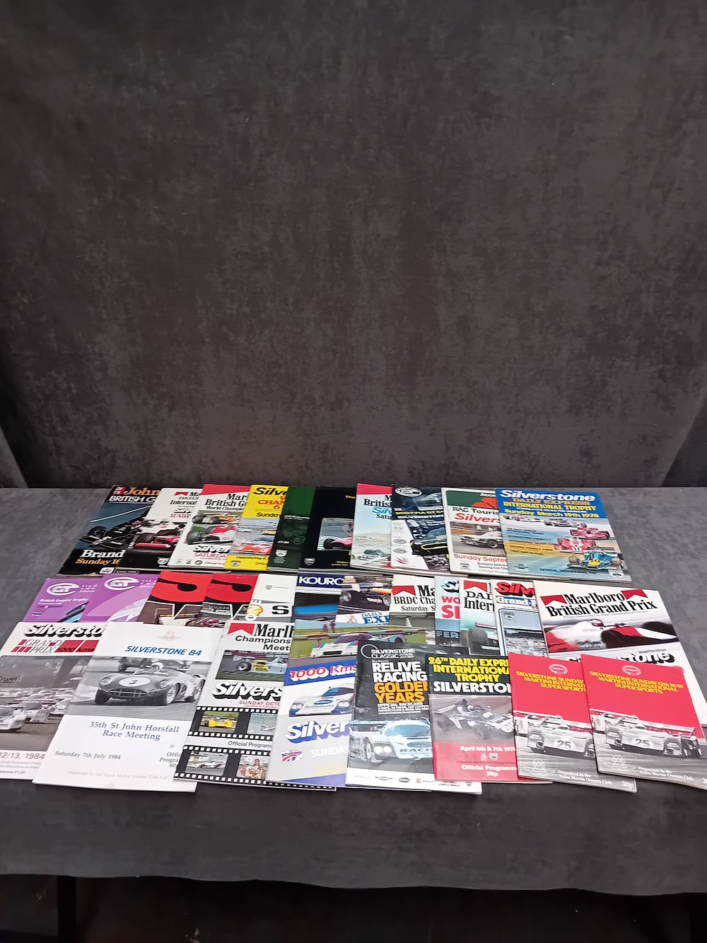 Lot 593: Huge Mixed Lot of Silverstone related Programs and...