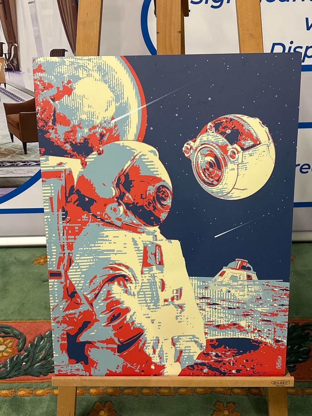 Lot 422: Cosmic Encounter By Gothsa Print In Colours (Finish...