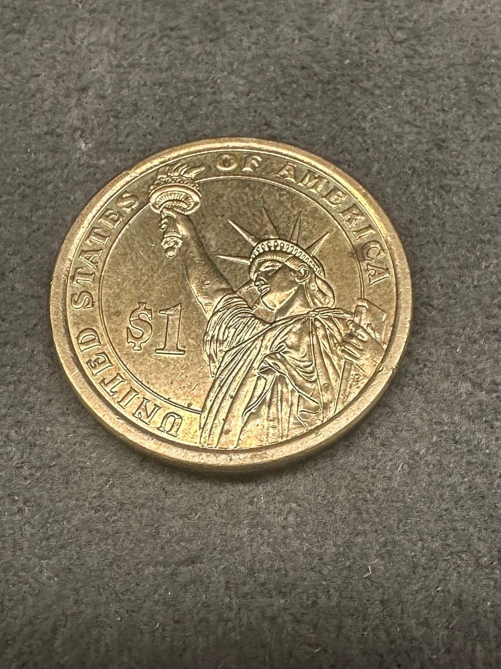Lot 641: U.S. William Henry Harrison $1 Presidential Dollar Coin