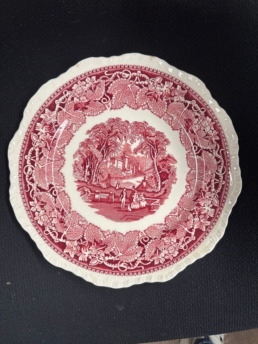 Lot 636: Masons Iron Stone China Plate. 
