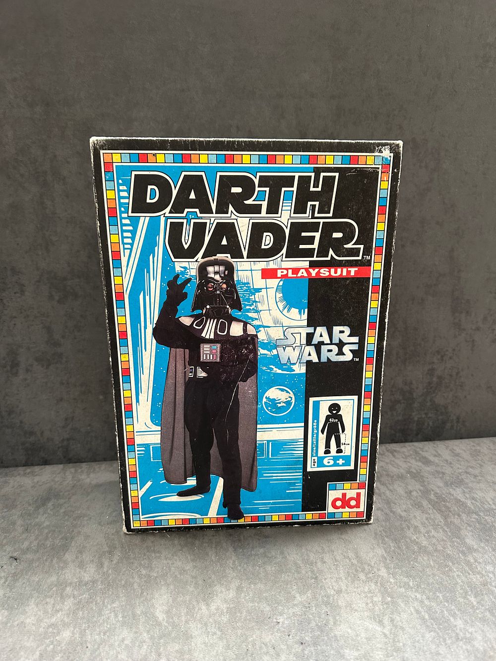 Lot 267: Vintage DenyToys Star Wars Darth Vader Playsuit, in Original Box