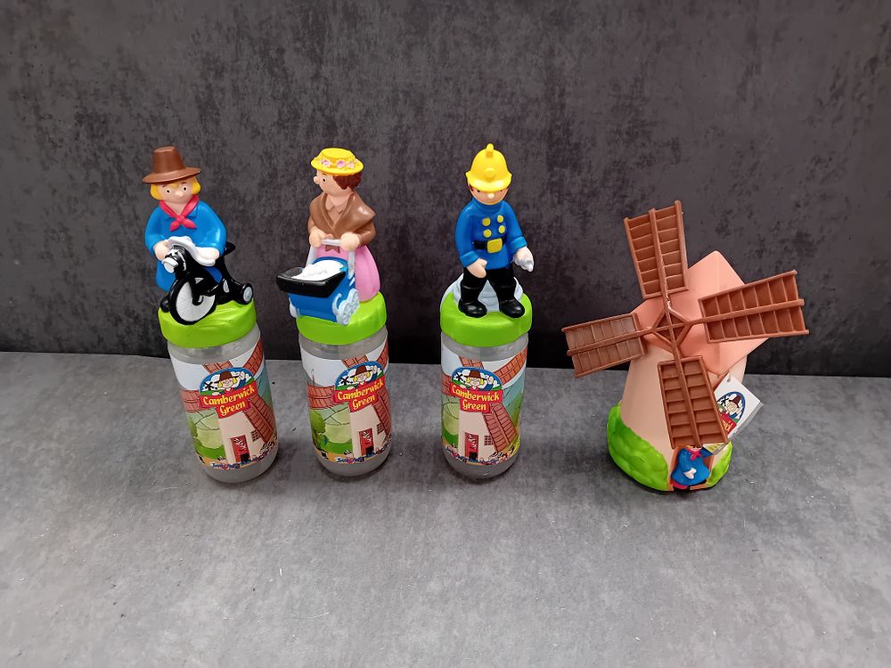 Lot 655: Four Camberwick Green Plastic Character Figures and Windmill