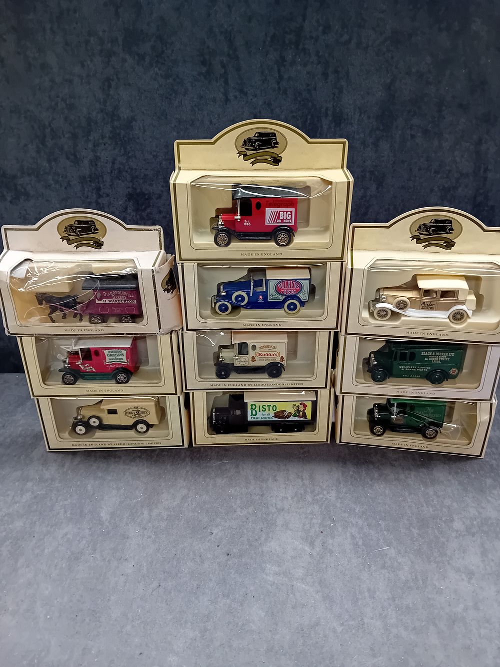 Lot 158: A Collection of 10 Lledo 'Days Gone' Die-Cast Model Vehicles