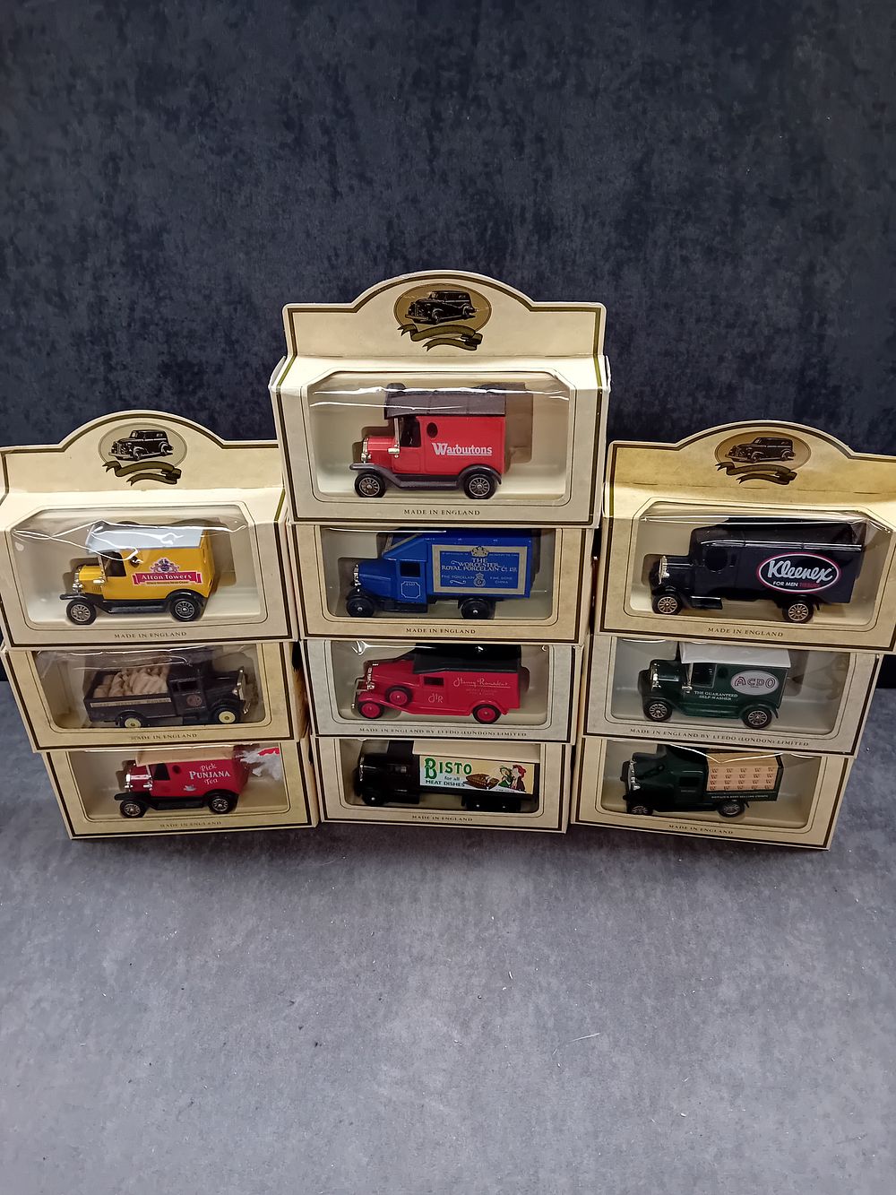 Lot 160: A Collection of Ten Lledo 'Days Gone' Die-Cast Model Delivery Vehicles