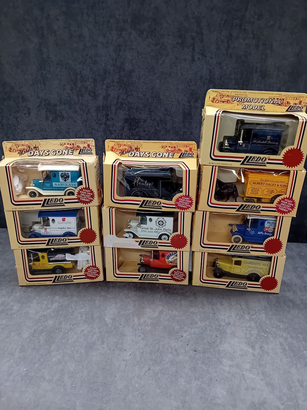 Lot 162: A Group of 10 Lledo 'Days Gone' Die-Cast Model Vehicles
