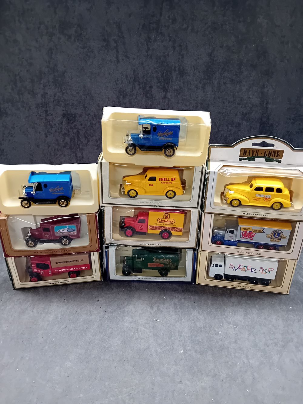 Lot 169: A Collection of 10 Lledo 'Days Gone' Miniature Die-Cast Vehicles