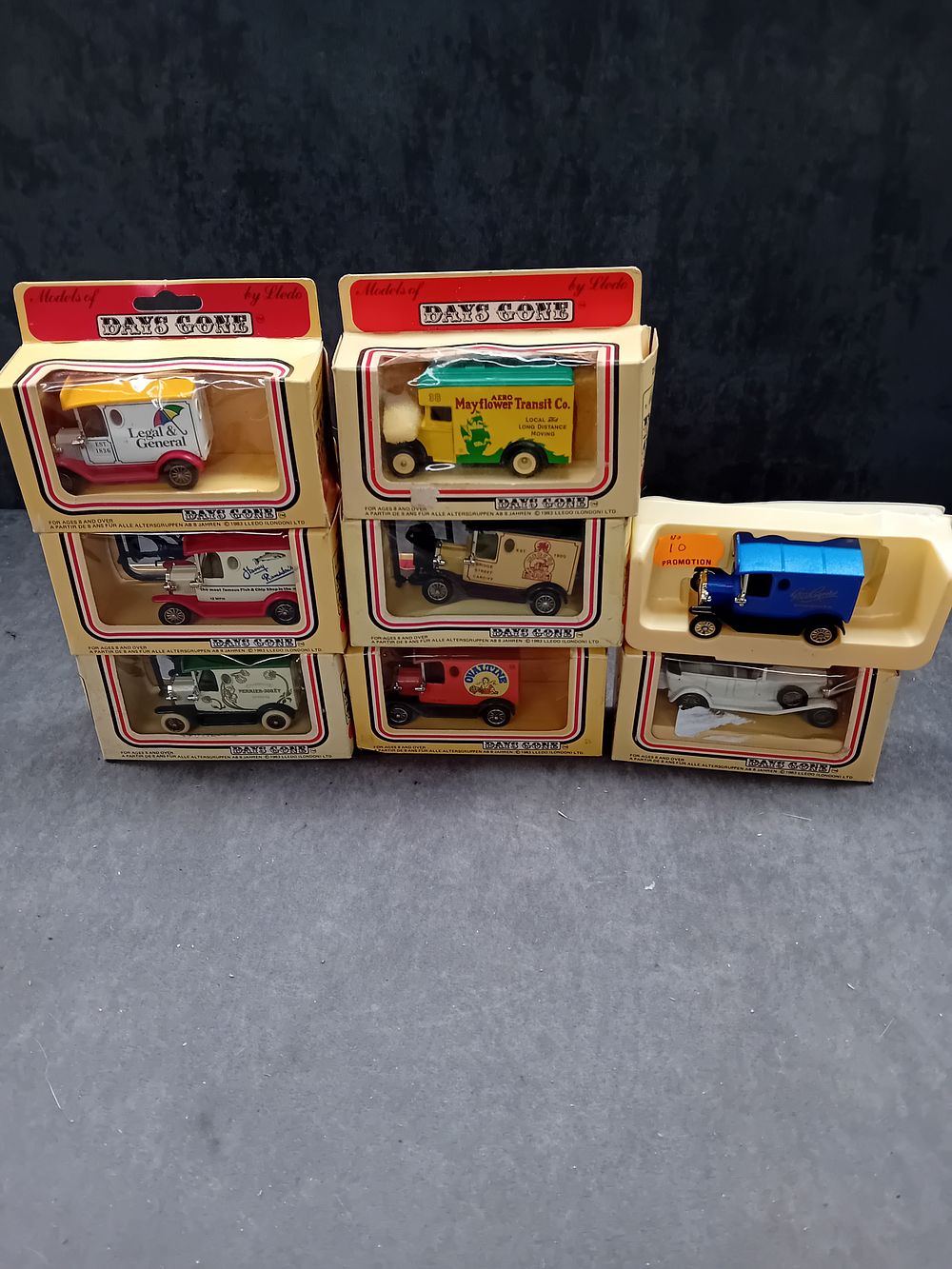 Lot 170: A Group of Eight Lledo 'Days Gone' Die-Cast Vehicles, 1983