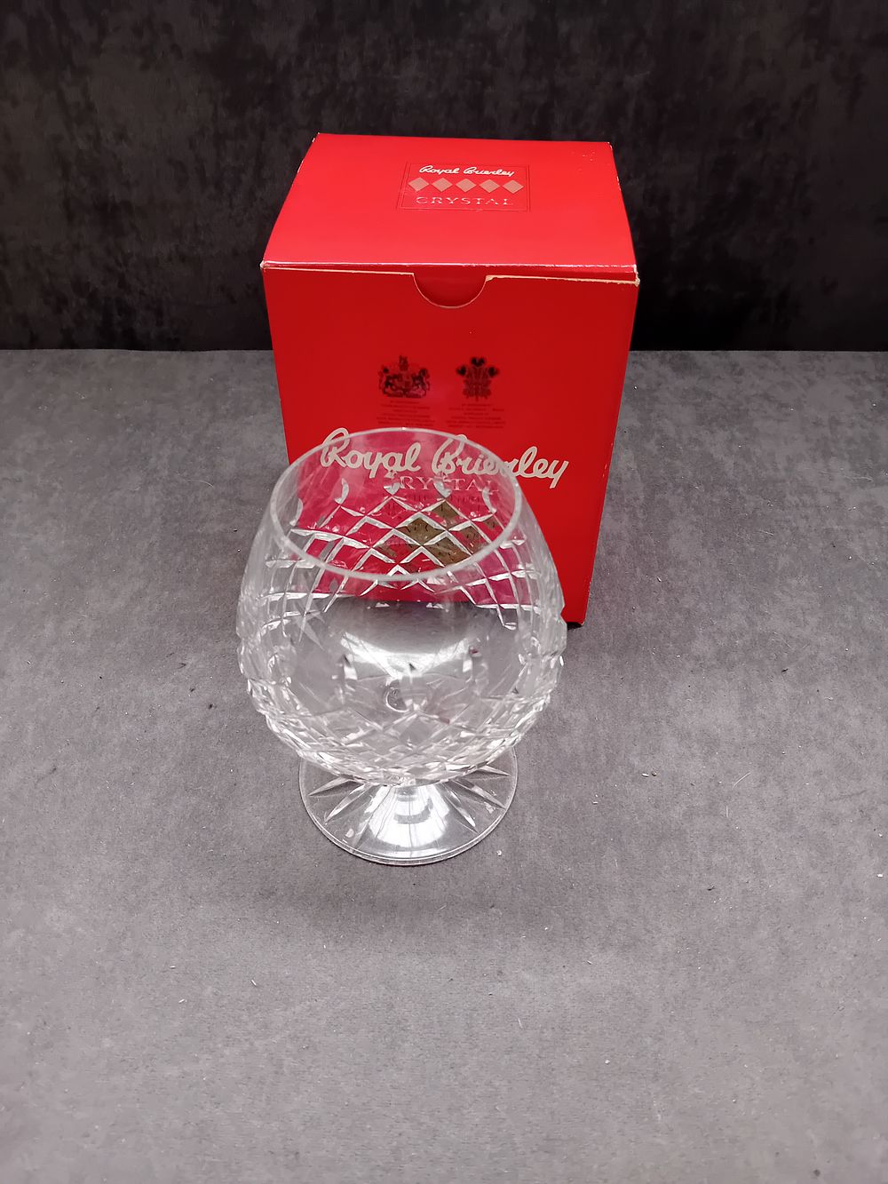 Lot 534: A Royal Brierley Led Crystal Brandy Snifter