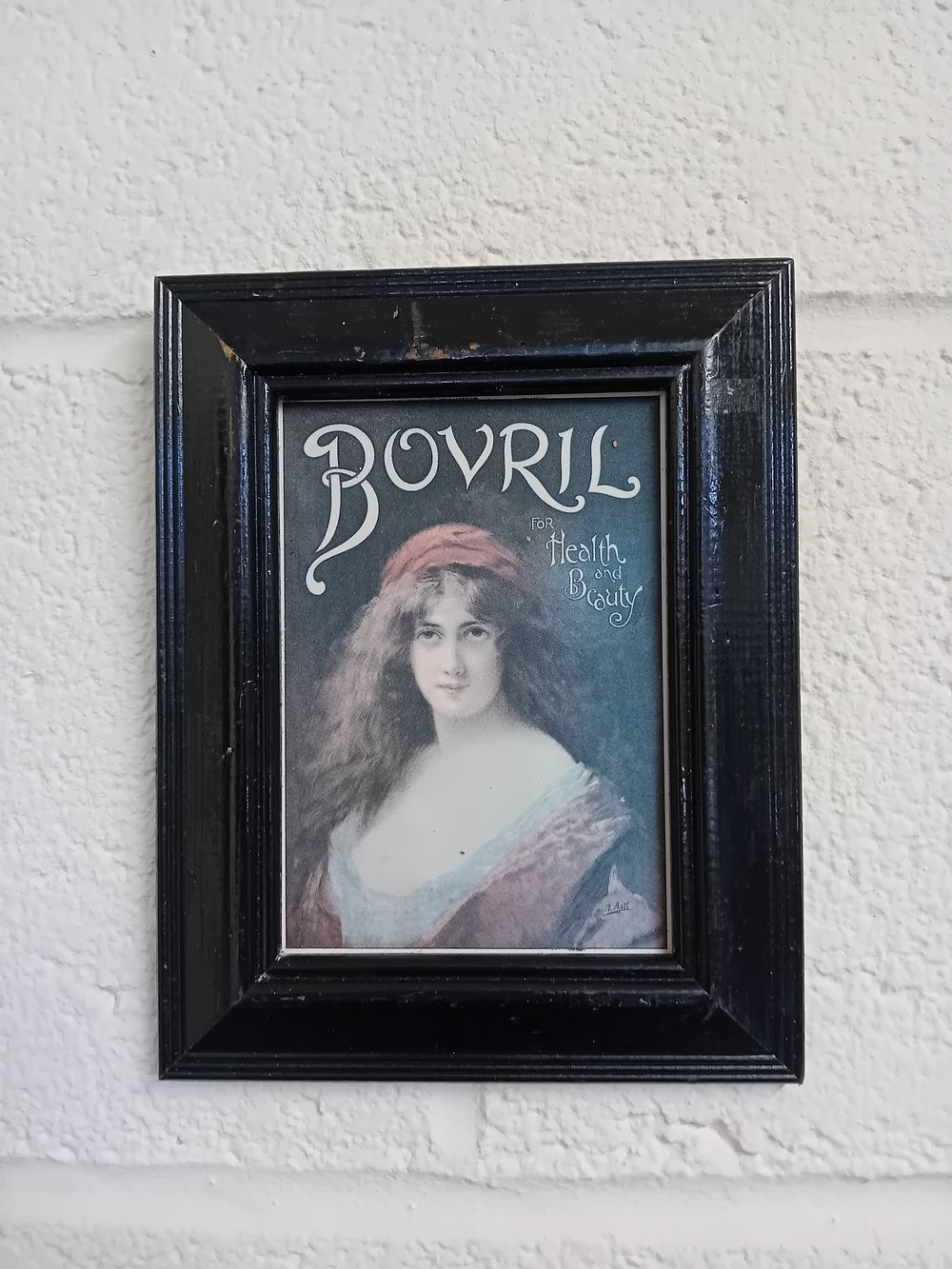 Lot 452: A. Asti Bovril 'For Health and Beauty' Framed Advertising Print