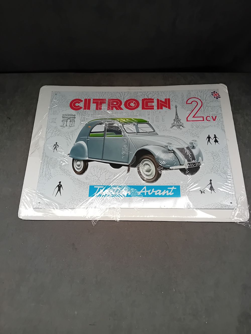 Lot 458: Nostalgic-Art Citroën 2CV Decorative Metal Plaque