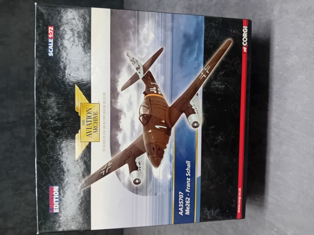 Lot 56: Corgi The Aviation Archive Limited Edition Me262 -...