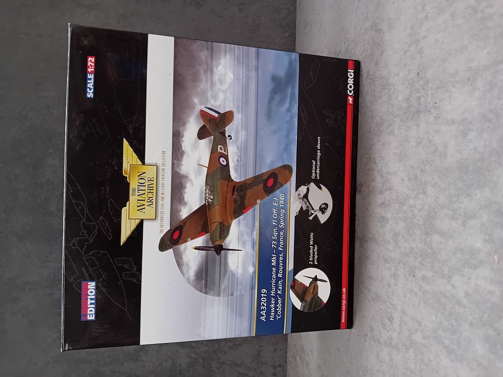 Lot 57: Corgi The Aviation Archive Limited Edition Hawker hurricane...