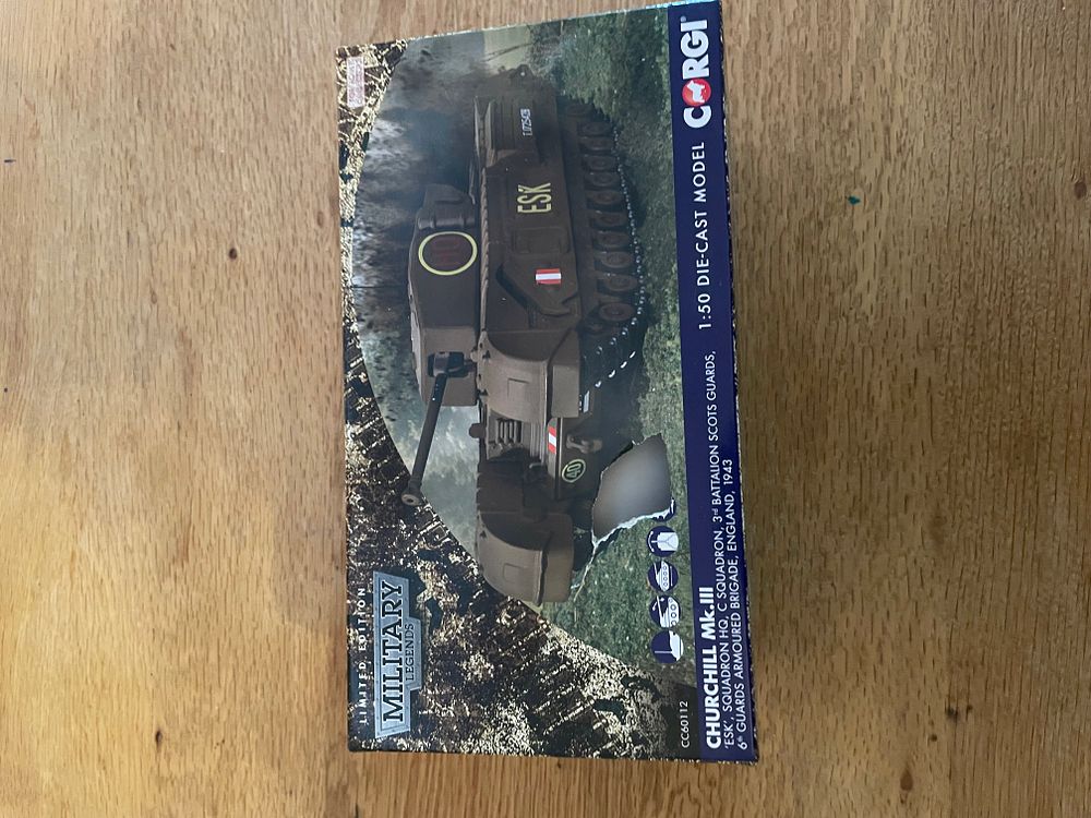 Lot 60: Corgi Military Legends Churchill MK.III 1:50 Scale CC60112...