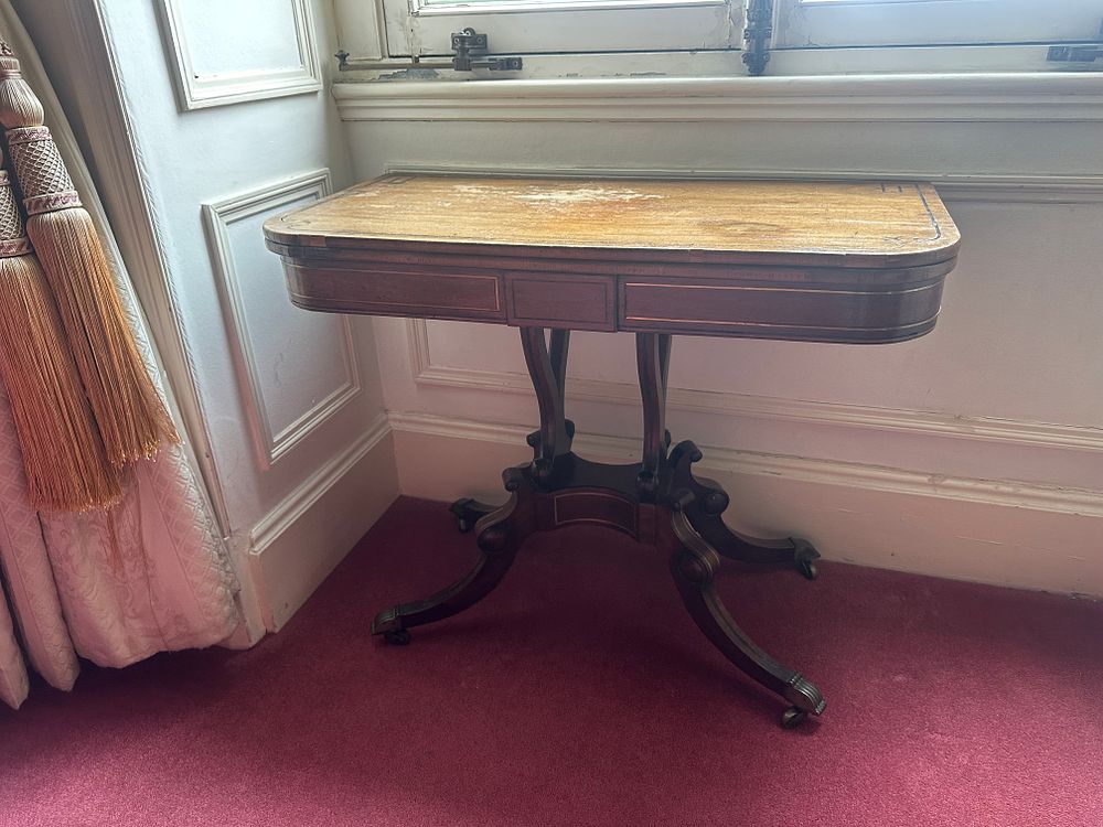 Lot 1006: A Regency Mahogany Card Table, circa 1830s