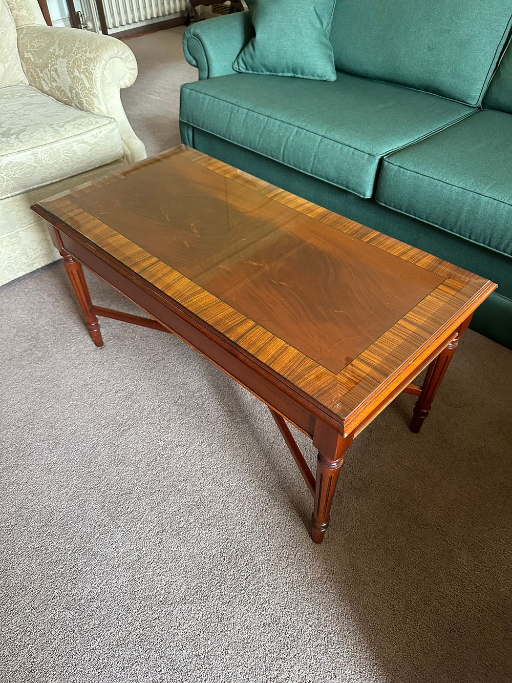 Lot 1079: Neoclassical Style Mahogany Coffee Table