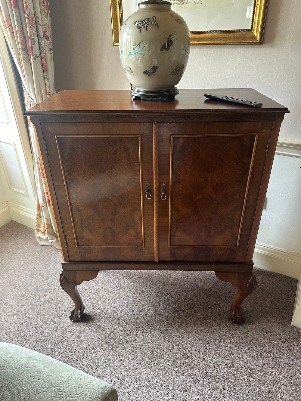 Lot 1082: Charles Sheraton TV Cabinet