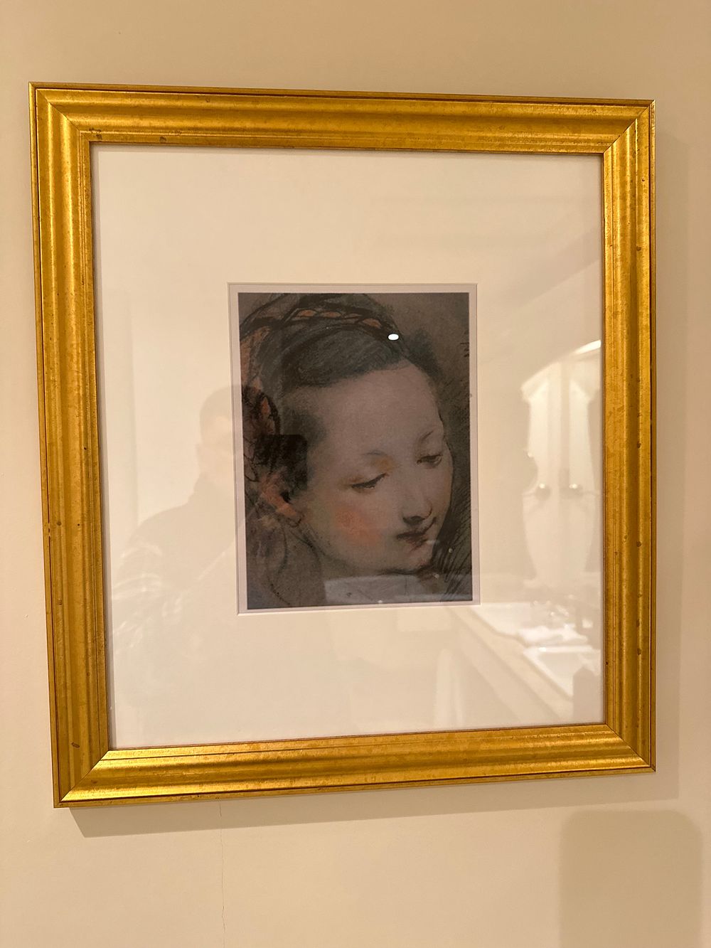 Lot 1110: Federico Barocci Head of a Young Woman Lithograph Print