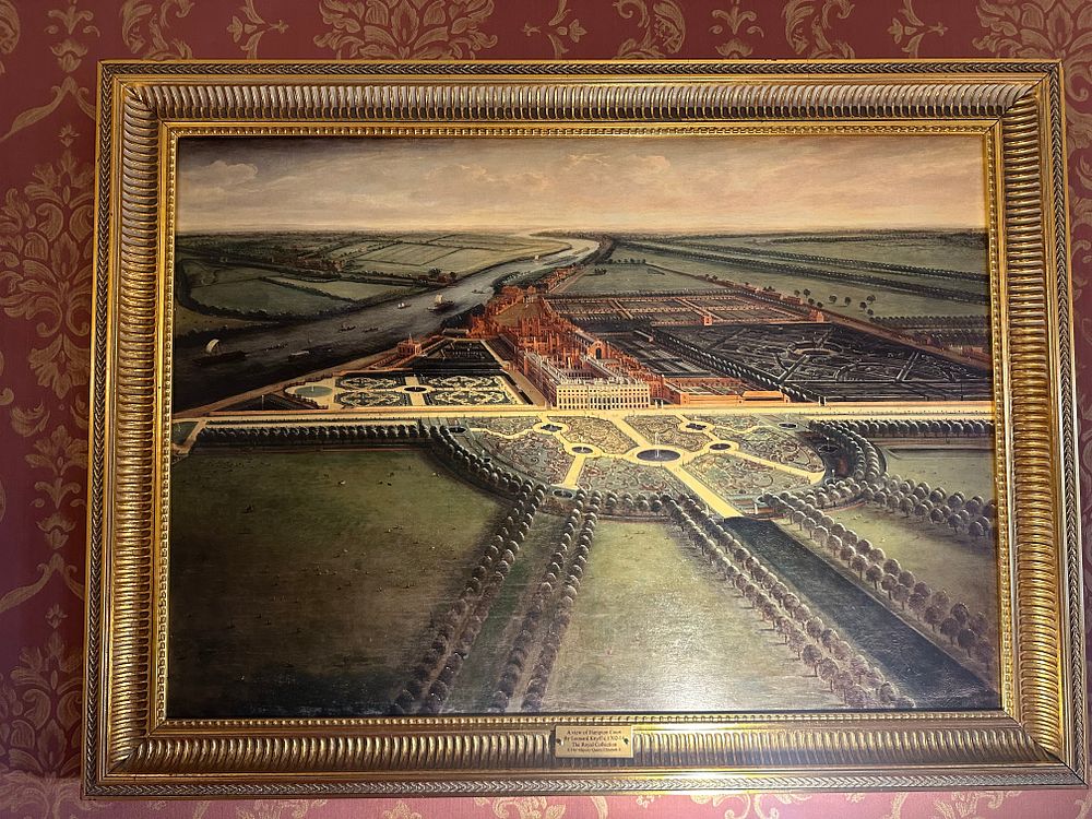 Lot 1125: A View of Hampton Court by Leonard Knyff, circa 1702-14