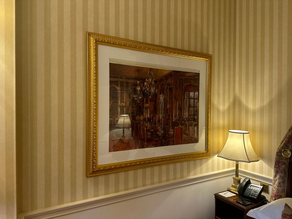 Lot 1150: Framed Interior Scene, Signed J. Tildellus