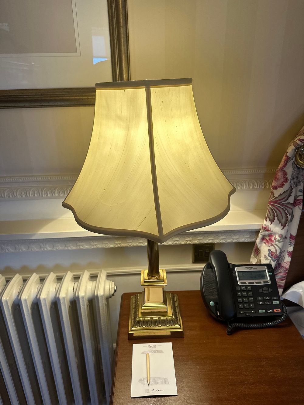 Lot 1175: A Pair of Neoclassical Style Brass Table Lamps, circa 1970s