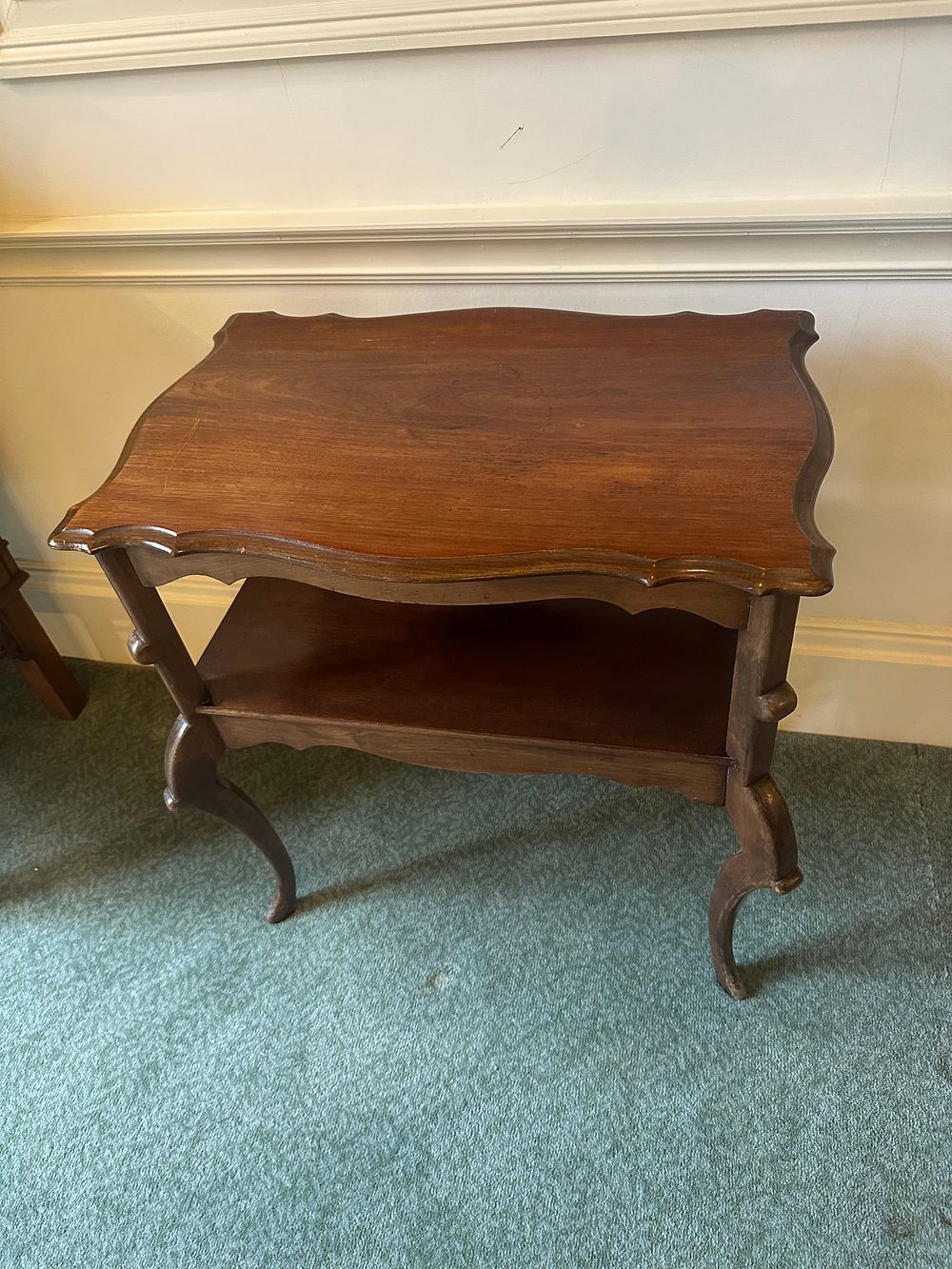 Lot 1223: A 20th Century French Louis XV Style Two-Tier Occasional Table