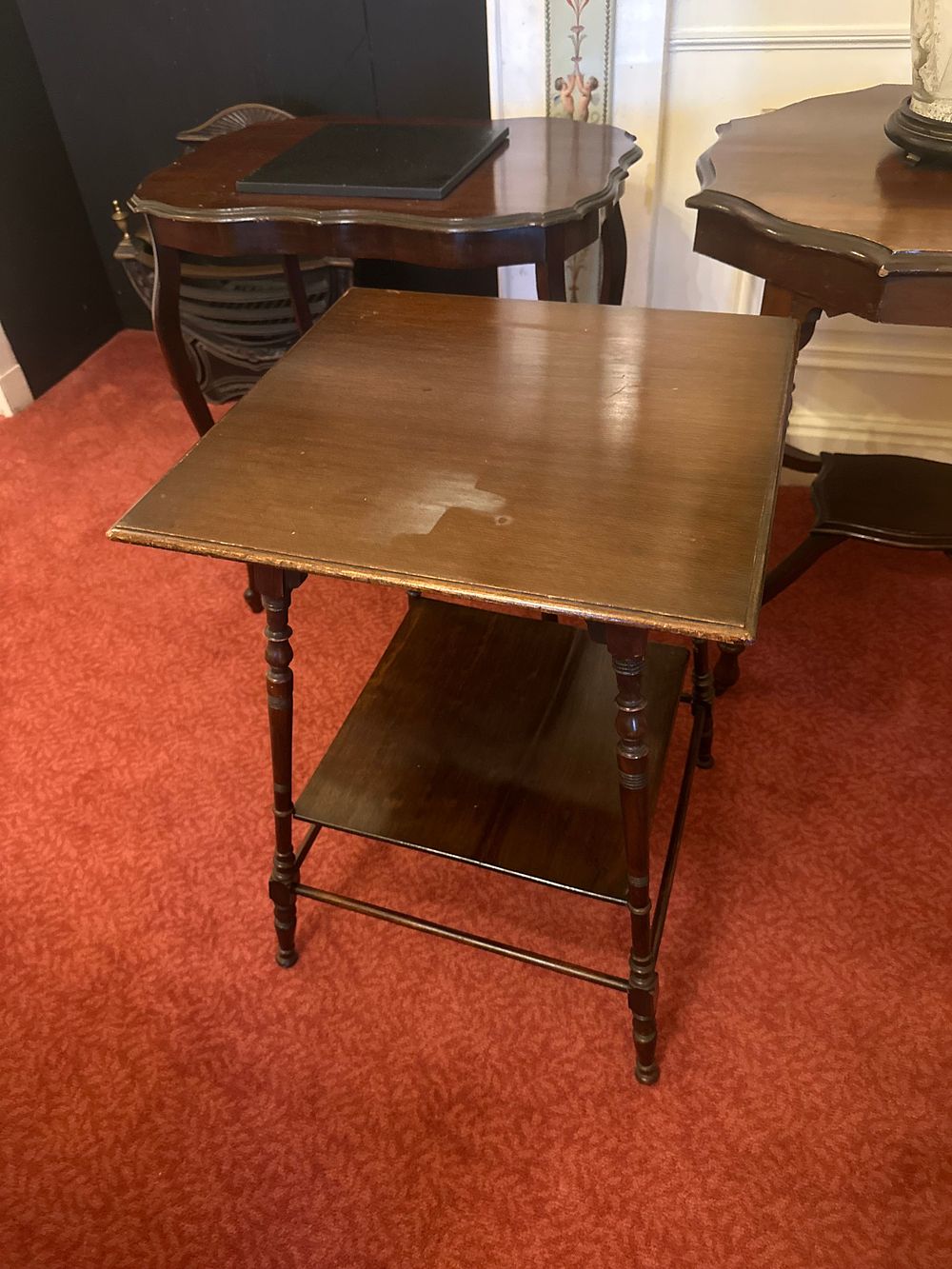 Lot 1250: A Group of Three Early 20th Century Hardwood Side Tables