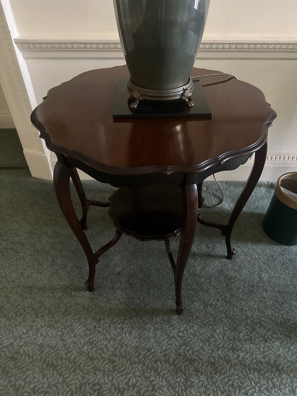 Lot 1285: An English Chippendale-Style Wooden Coffee Table, 1920s